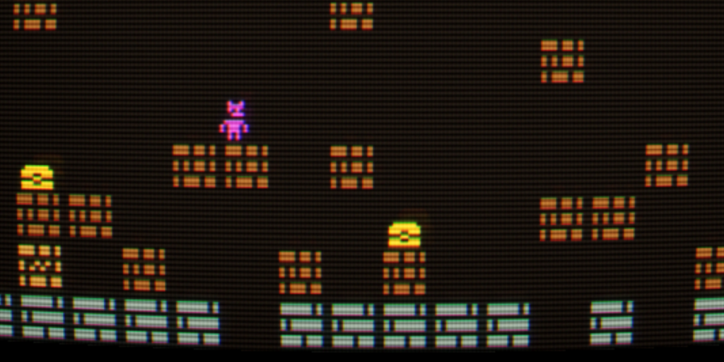Screenshot of Enchanted Dungeon, an entry in the JS13K 2022 competition.