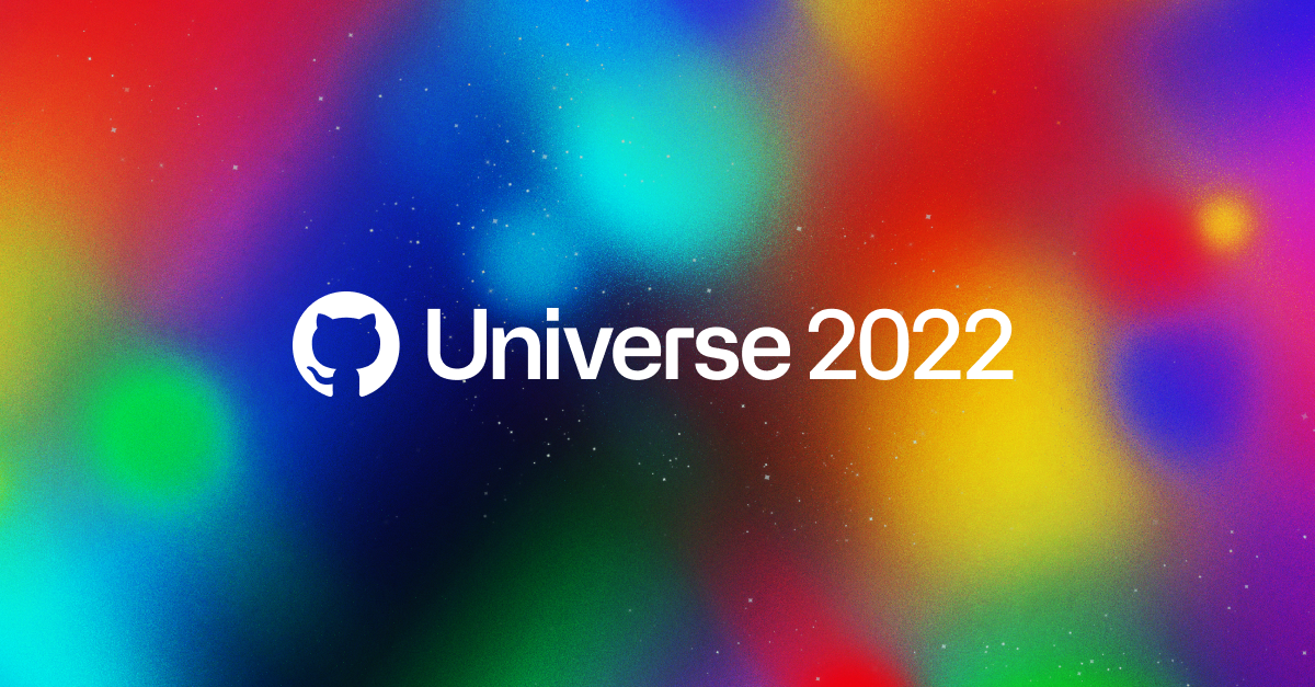 The GitHub Universe 2022 agenda is live