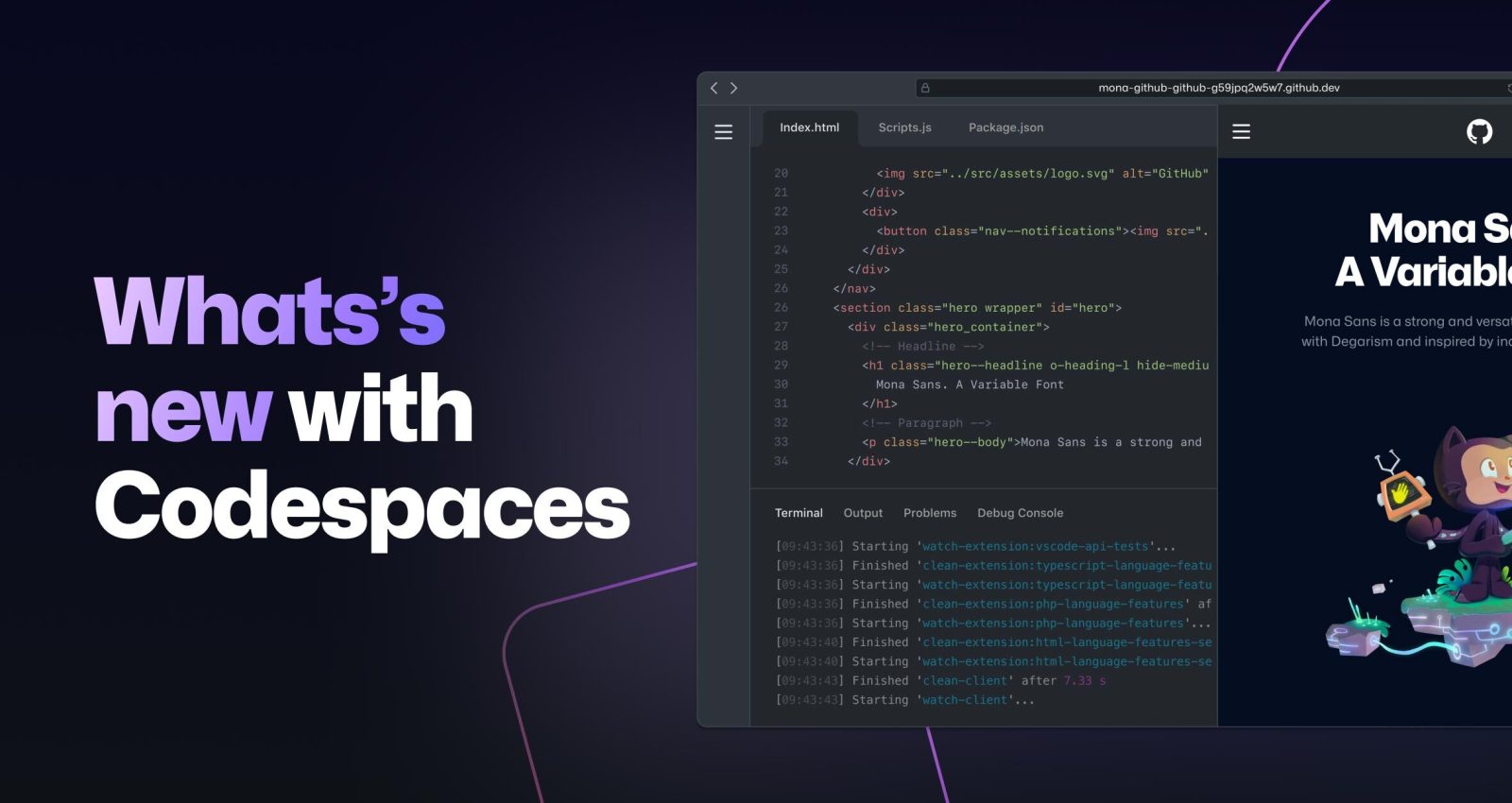 What’s new with Codespaces from GitHub Universe 2022