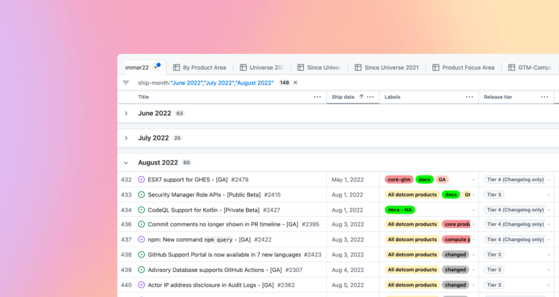 How GitHub coordinates product releases with GitHub Projects and GitHub Actions
