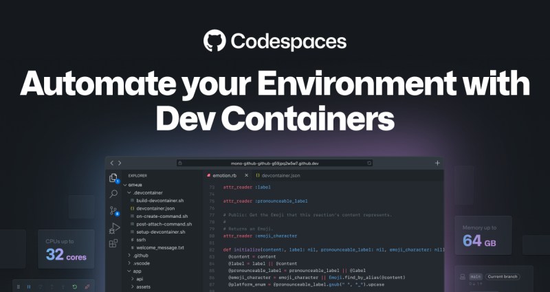 How to automate your dev environment with dev containers and GitHub Codespaces