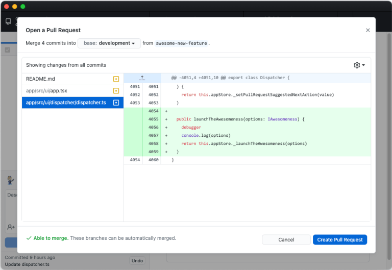 GitHub Desktop 3.2: Preview your pull request - The GitHub Blog