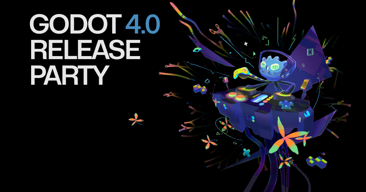 Godot 4.0 Release Party · Wed Mar 22nd, 2023 · GitHub HQ