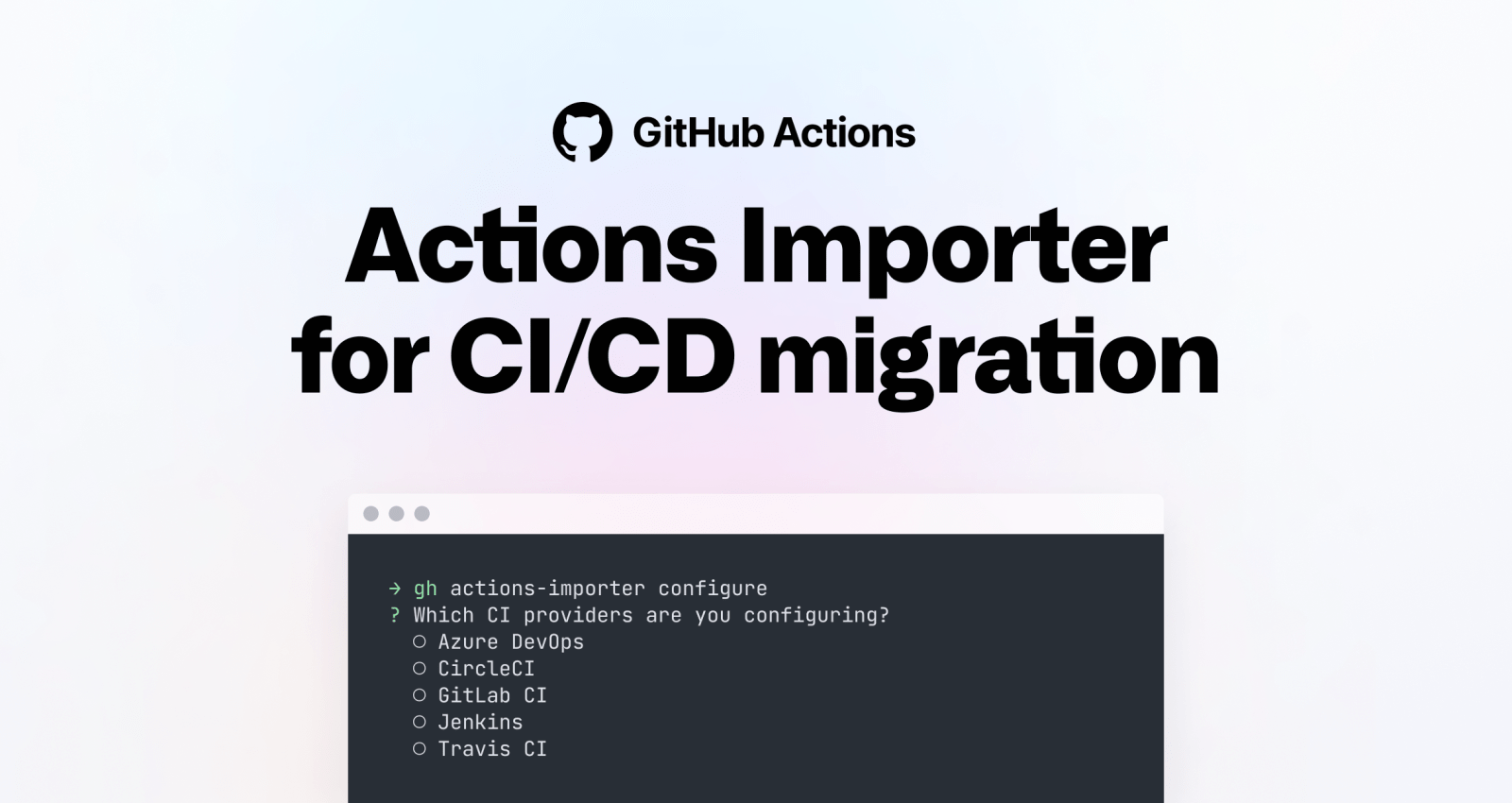 GitHub Actions Importer is now generally available