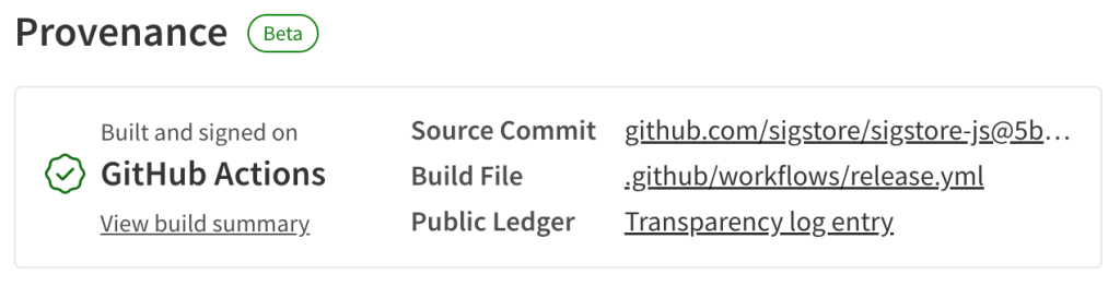 Introducing npm package provenance - The GitHub Blog
