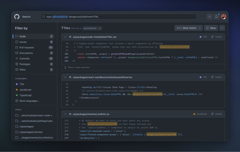 GitHub code search is generally available - The GitHub Blog