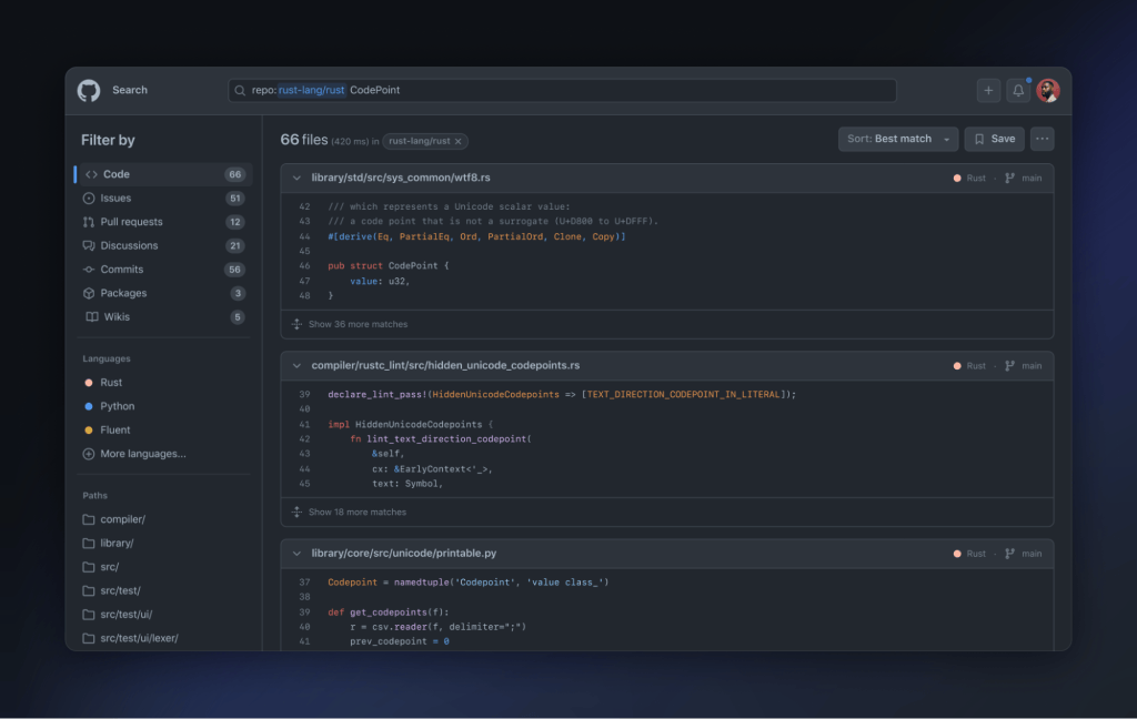 GitHub code search is generally available - The GitHub Blog