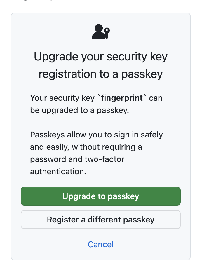 Introducing Passwordless Authentication On GitHub.com - The GitHub Blog