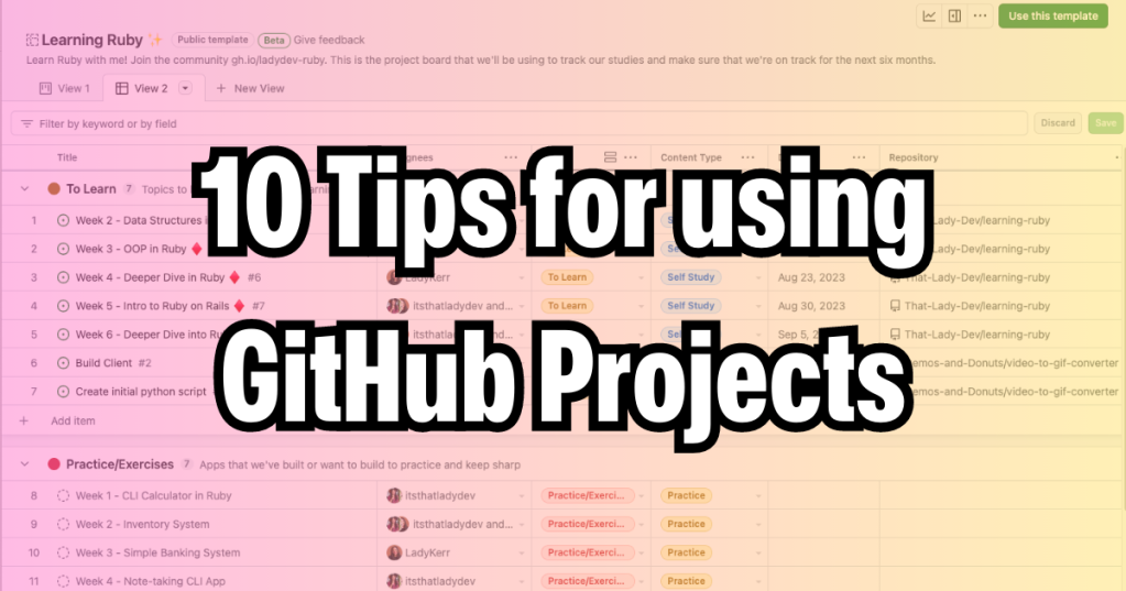 10 things you didn’t know you could do with GitHub Projects - The ...