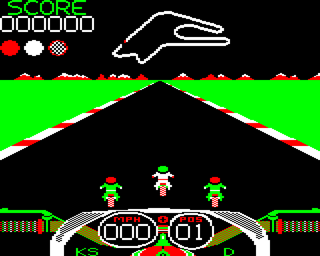 Screenshot of Crazy Rider.