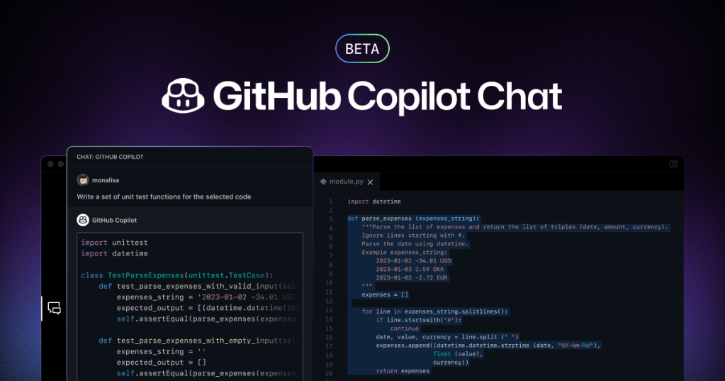 GitHub Copilot Chat beta now available for all individuals - The GitHub ...