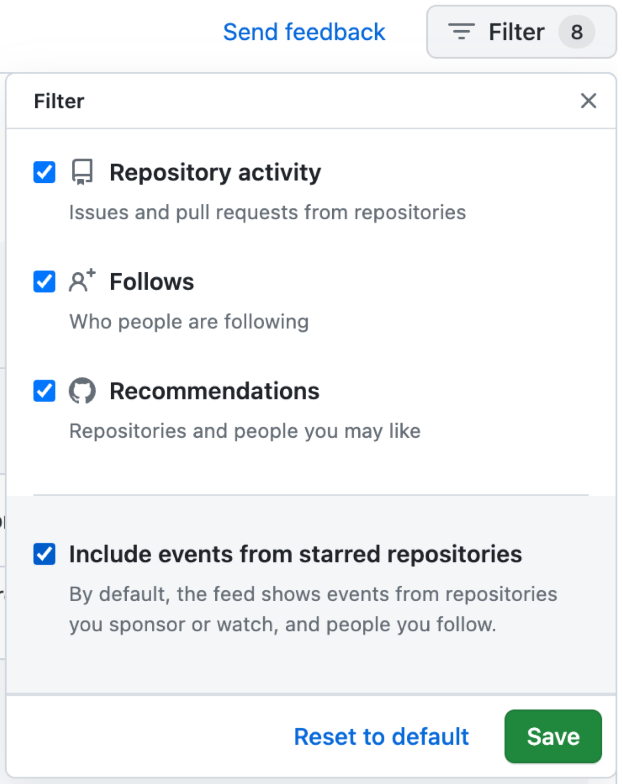 Improvements to the homepage feed - GitHub Changelog