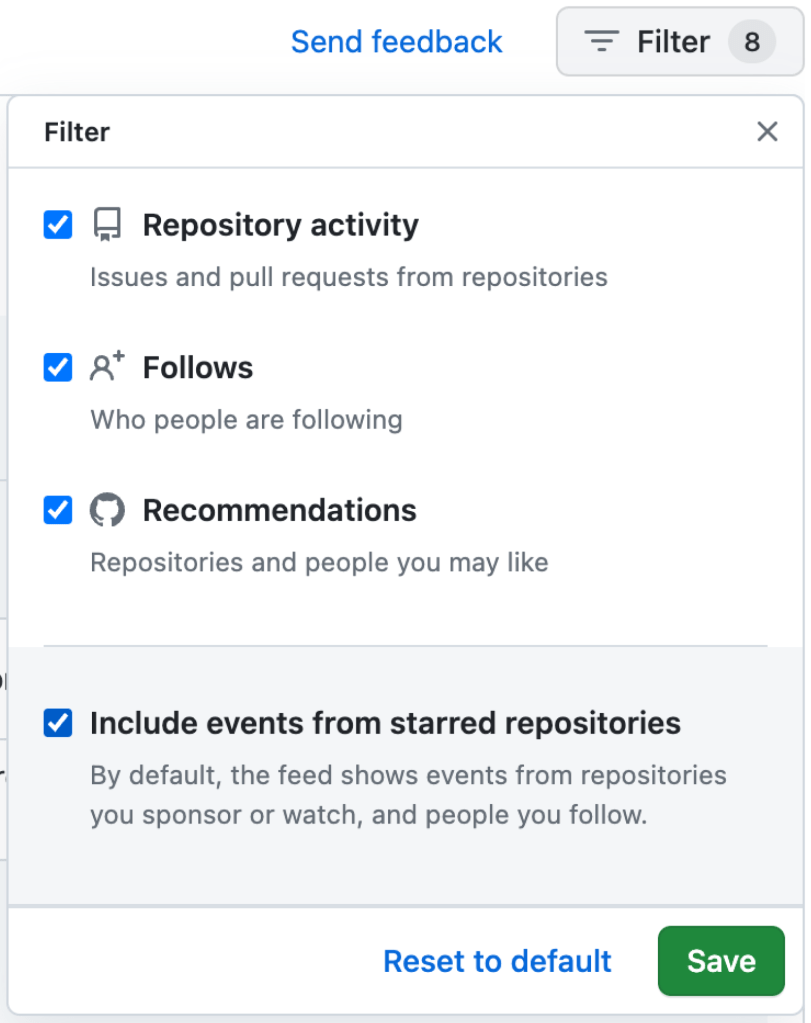 Improvements to the homepage feed - GitHub Changelog