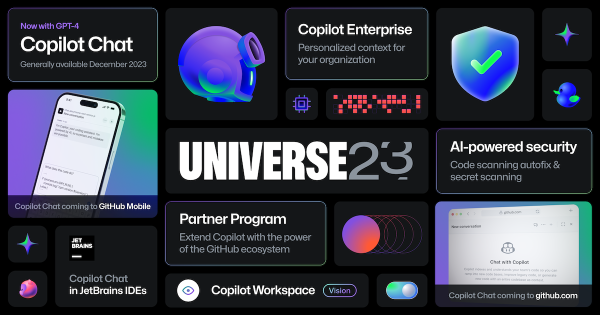 Universe 2023 Copilot transforms GitHub into the AIpowered developer