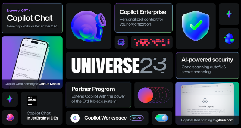 Universe 2023: Copilot transforms GitHub into the AI-powered developer platform