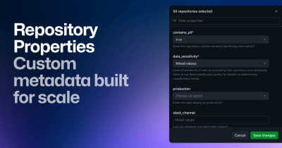 Repository Custom Properties GA and Ruleset Improvements - GitHub Changelog
