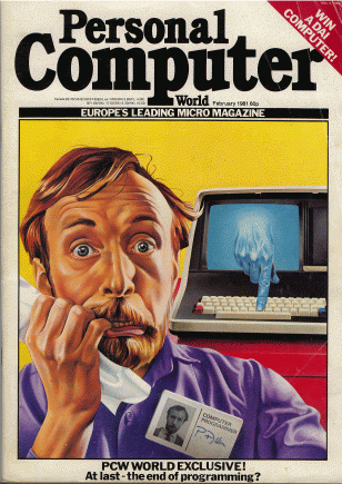1982年《个人计算机》杂志的封面，探讨了《The Last One》程序。