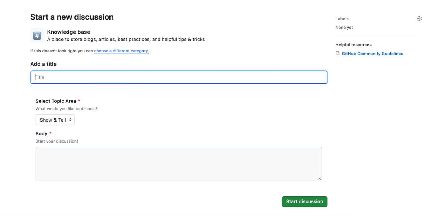 Create a home for your community with GitHub Discussions - The GitHub Blog