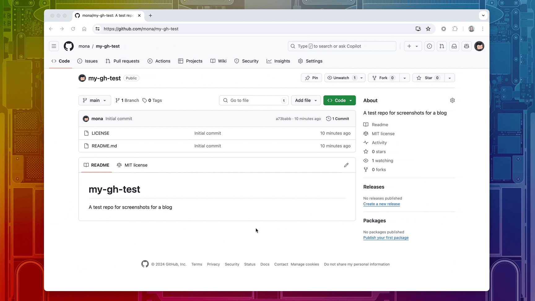 An animated gif showing the process of adding files to a GitHub repo using the "Add files" button.