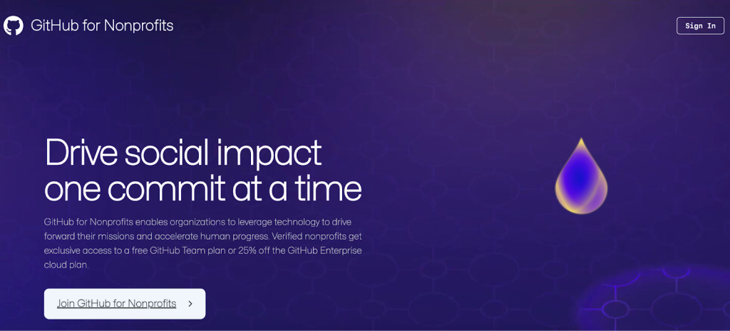 GitHub for Nonprofits: Drive social impact one commit at a time