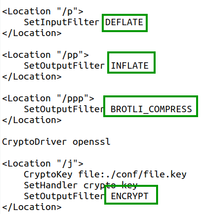 Httpd.conf configuration example