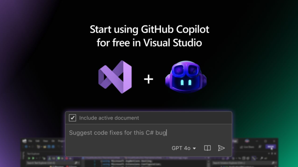 Start using GitHub Copilot for free in Visual Studio