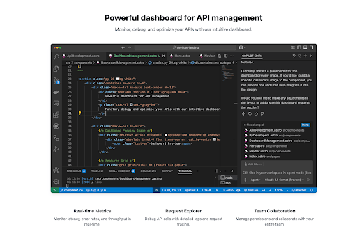 From prompt to production: Building a landing page with Copilot agent ...