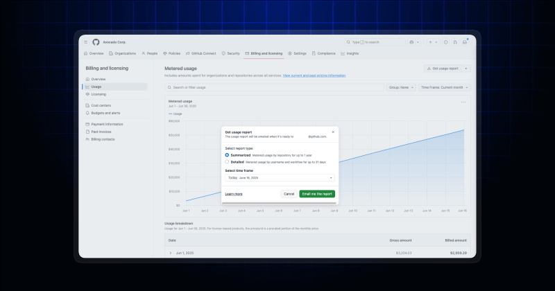 Summarized billing usage reports now available - GitHub Changelog