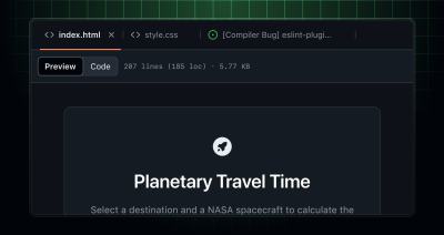 A screenshot showing the preview of a page in the right side panel of Copilot