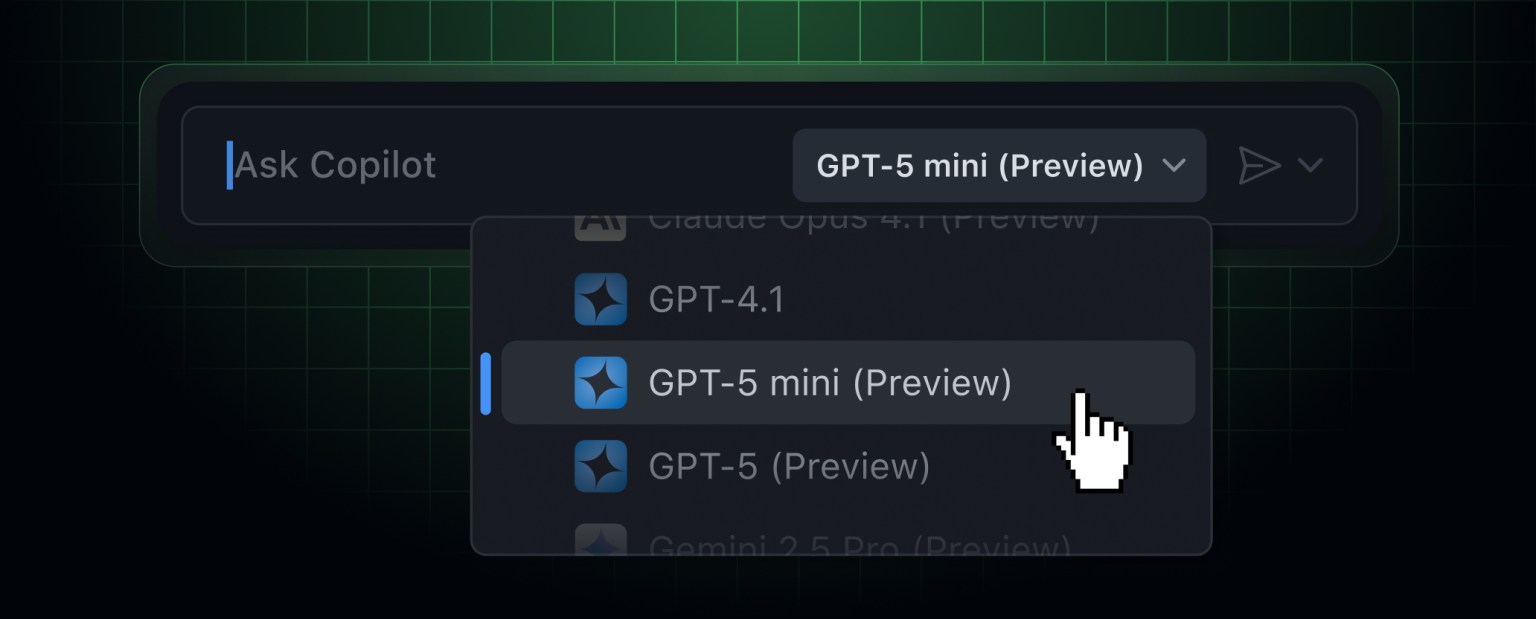 GPT-5 mini now available in GitHub Copilot in public preview - GitHub ...