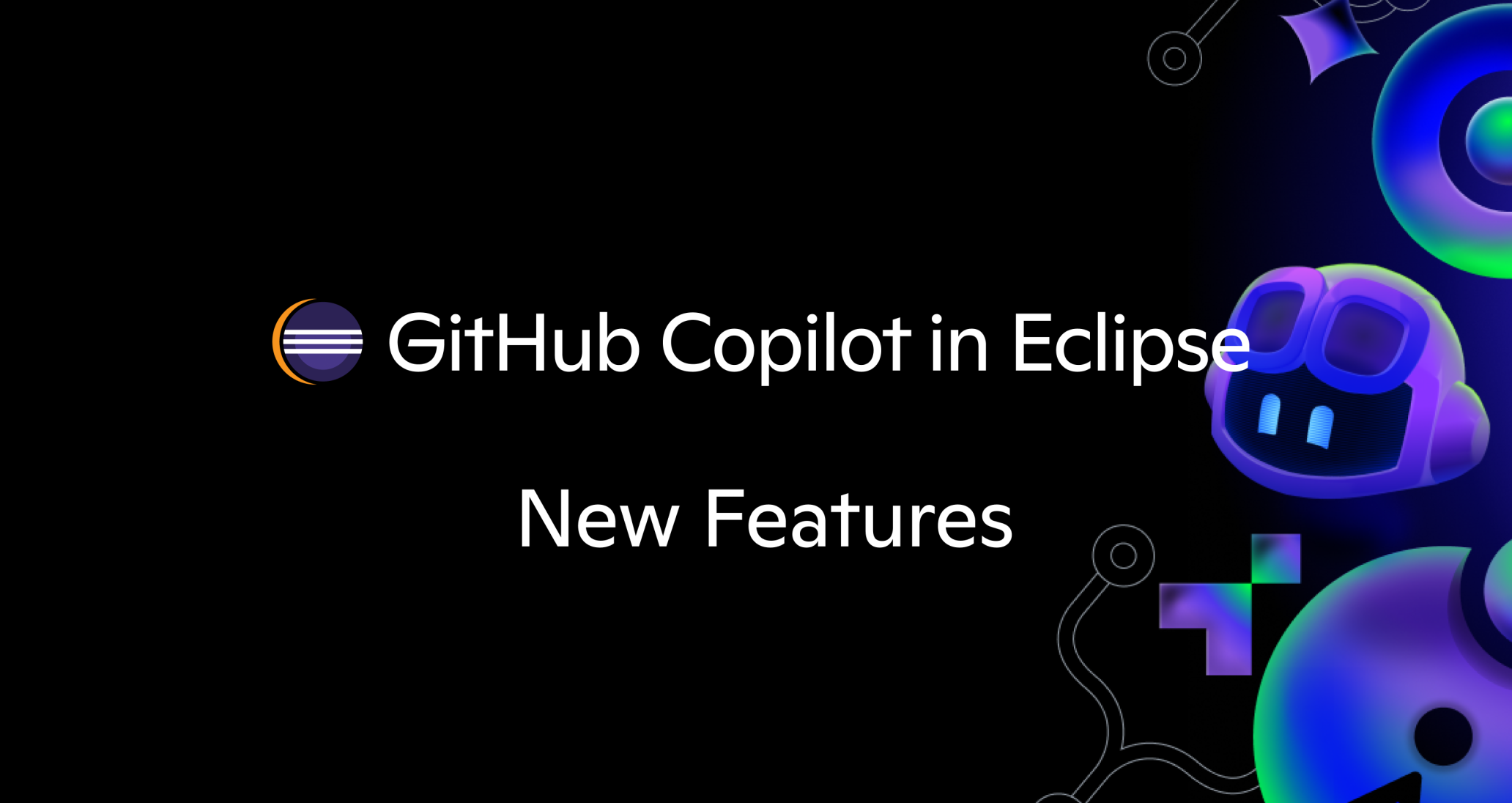 Poster image for new features in Eclipse