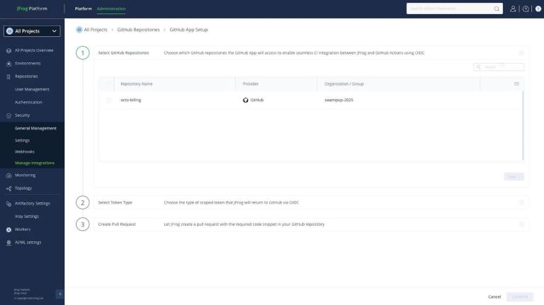 How to use the GitHub and JFrog integration for secure, traceable ...