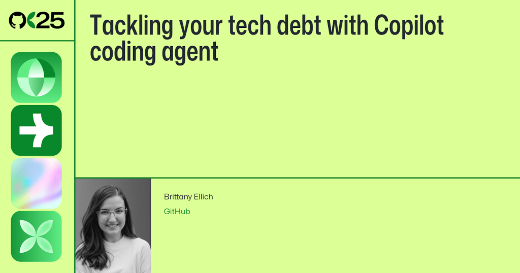 Tackling your tech debt with Copilot coding agent