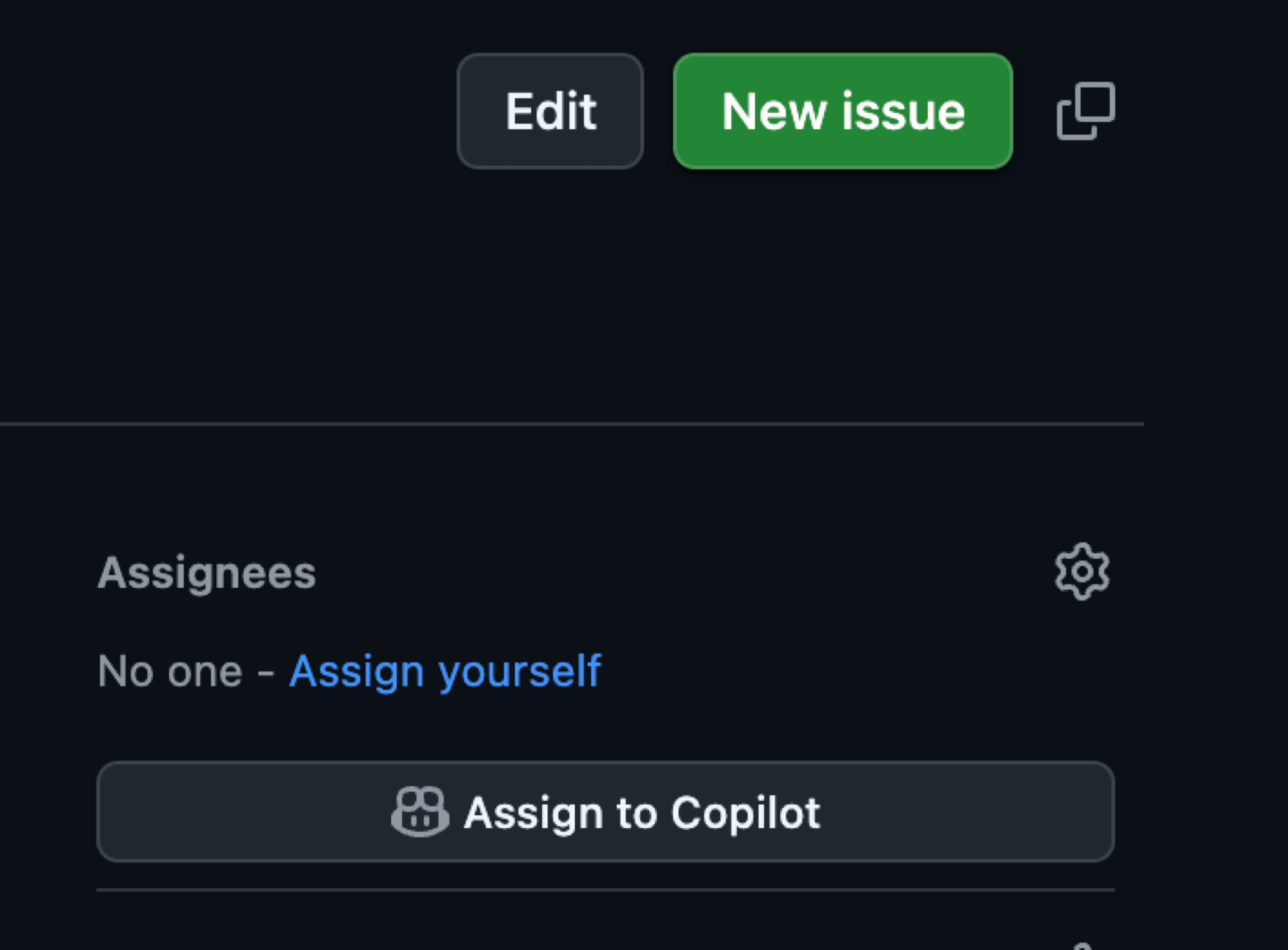 Assign an issue to Copilot coding agent.