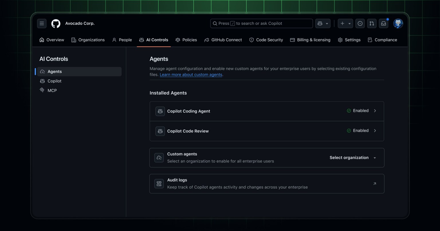 Enterprise AI controls & the agent control plane are in public preview ...