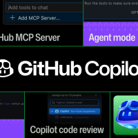 A decorative header image showing many uses of GitHub Copilot.