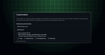 Copilot coding agent supports organization custom instructions