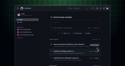Agent home dashboard ui on GitHub