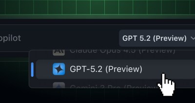 Model picker selecting GPT-5.2