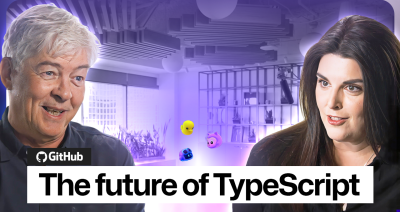 Header image showing Anders Hejlsberg and the words 'The Future of Typescript.'