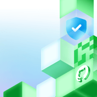 An abstract graphic featuring stacked cubes with a security checkmark shield and the GitHub invertocat logo.