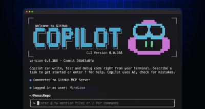 Copilot CLI welcome screen