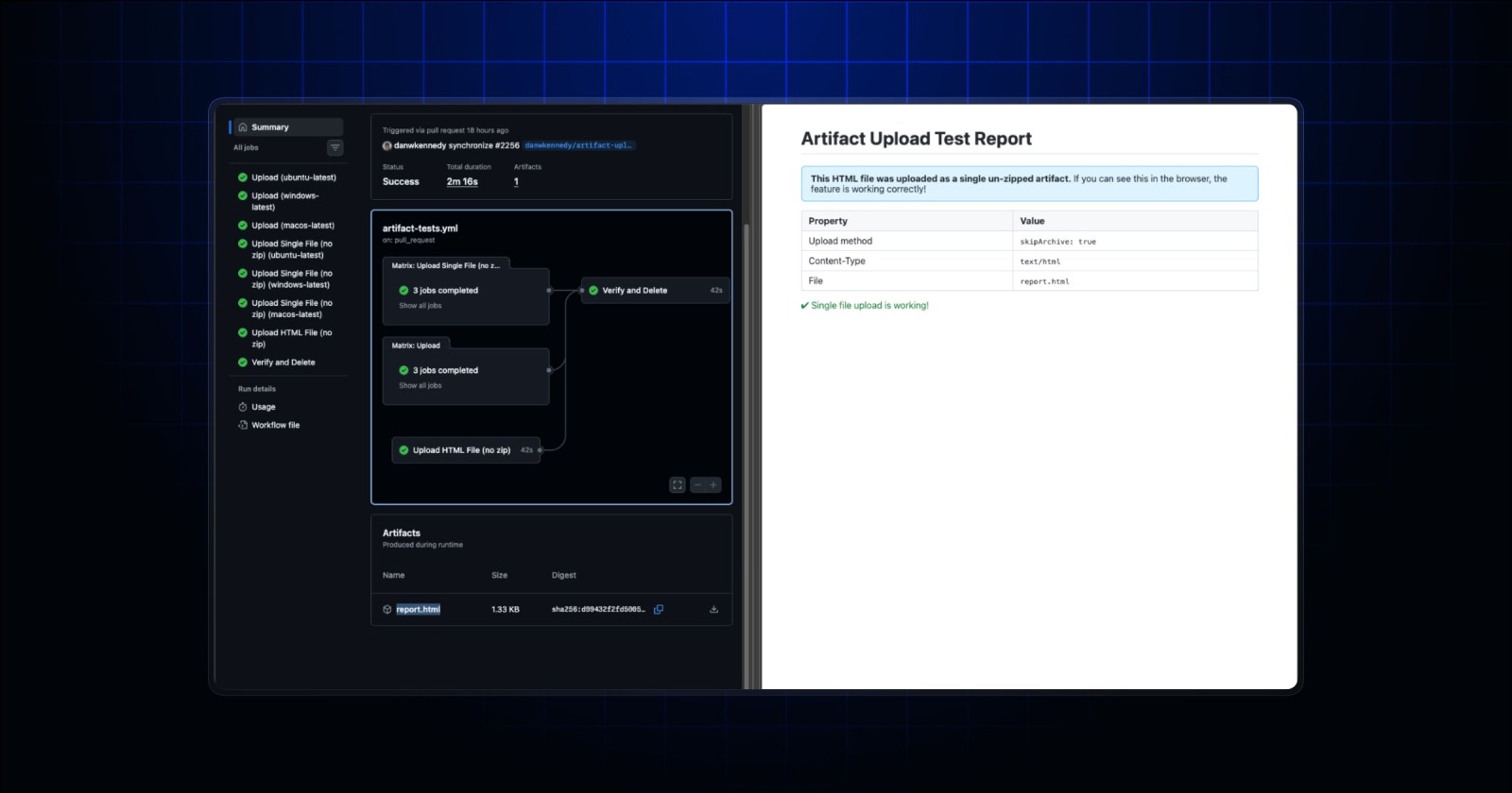 GitHub Actions now supports uploading and downloading non-zipped ...