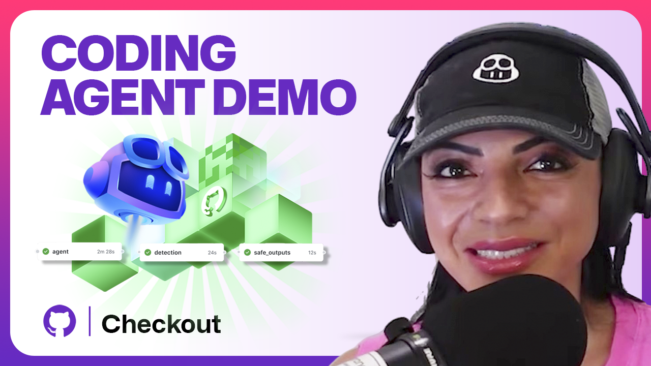 Decorative header image with the words 'Coding Agent Demo'.