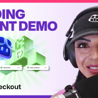 Decorative header image with the words 'Coding Agent Demo'.