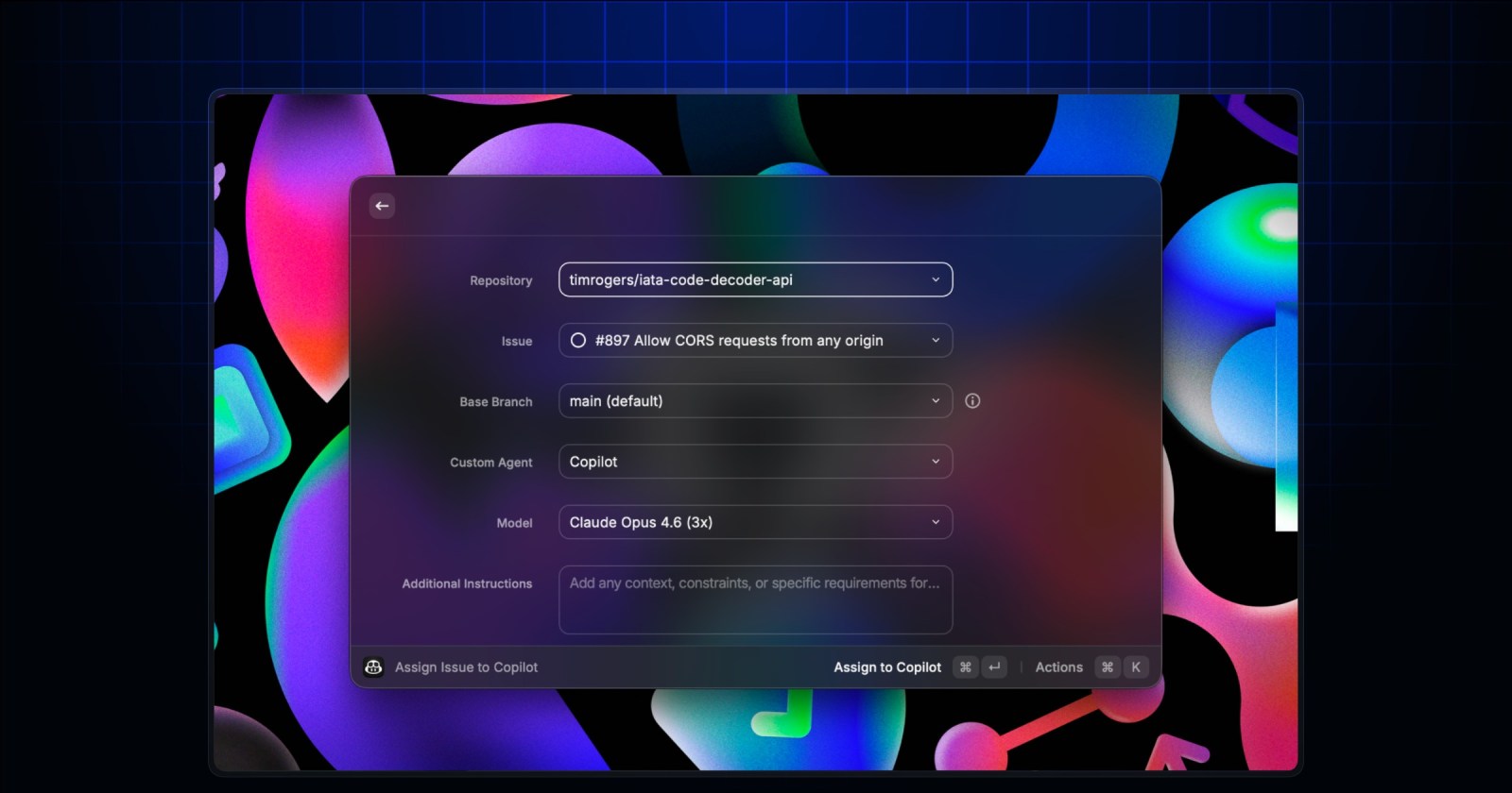Assign issues to Copilot coding agent from Raycast - GitHub Changelog