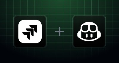 Stylised banner image of Jira and GitHub Copilot logos