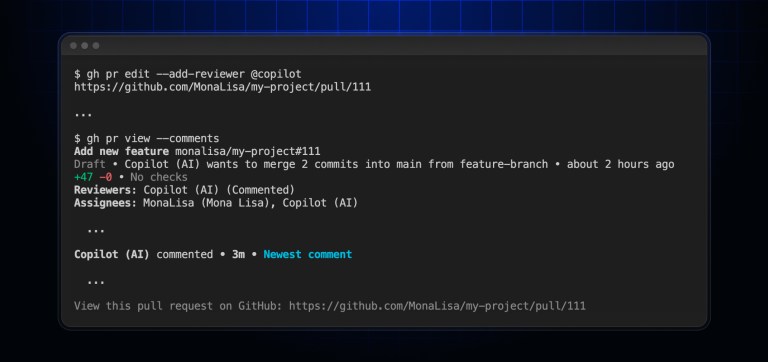 Request Copilot code review from GitHub CLI - GitHub Changelog