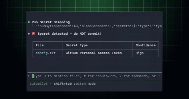 Secret scanning in AI coding agents via the GitHub MCP Server - GitHub ...