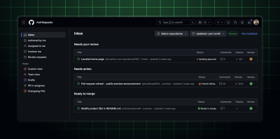 New pull requests dashboard is in public preview - GitHub Changelog